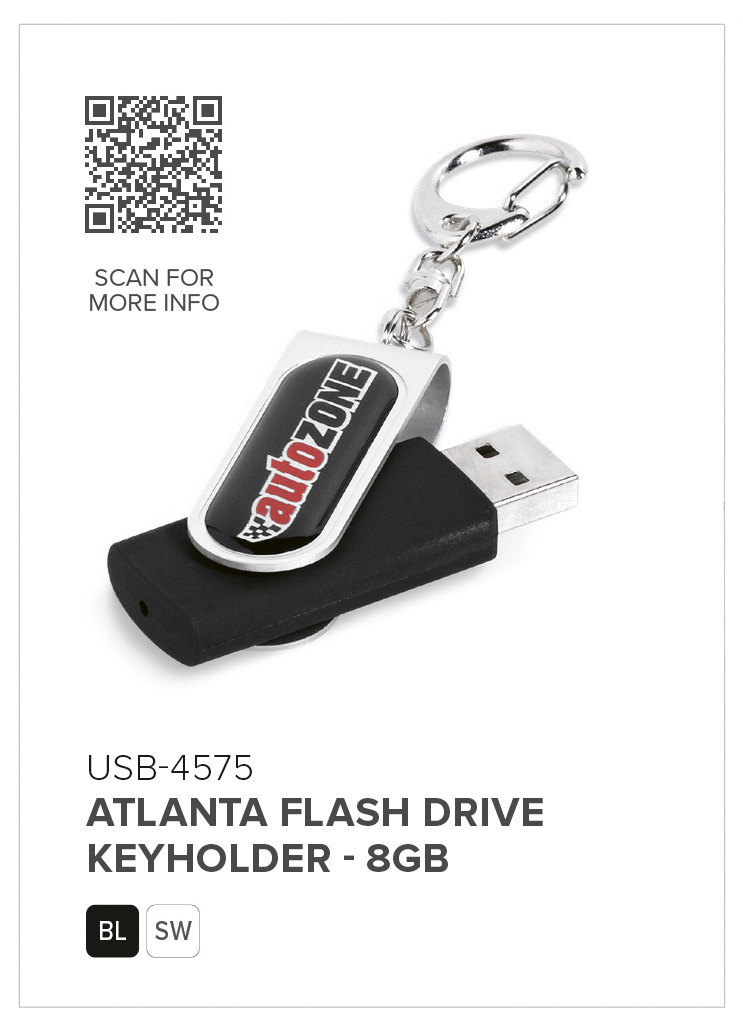 Atlanta Flash Drive Keyholder - 8GB CATALOGUE_IMAGE